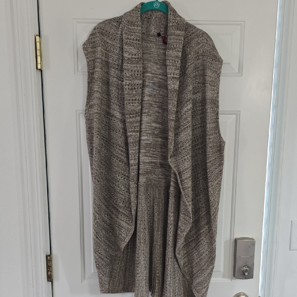 Love Women's Heathered Knit Cardigan - Brown